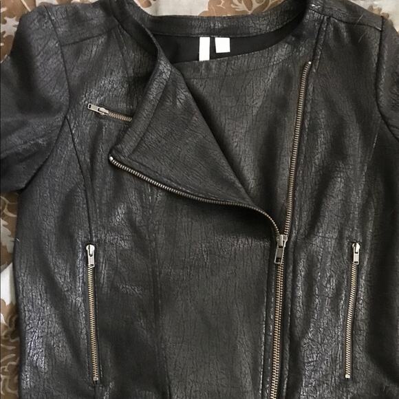 EUC Frenchi GREAT black moto jacket!! Very soft, stretchy! - Picture 6 of 8